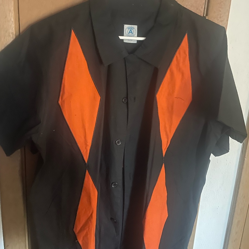 Archie’s Threads Rockabilly embroidered bowling shirt- “The Midwest Heat” XXL